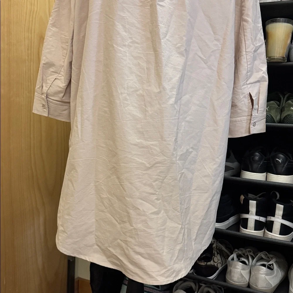 NWT Pomander Place half button-up shirt dress. Functional front pockets. Size XL - Picture 11 of 16